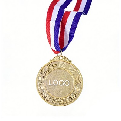 Custom Medal with printed Ribbon